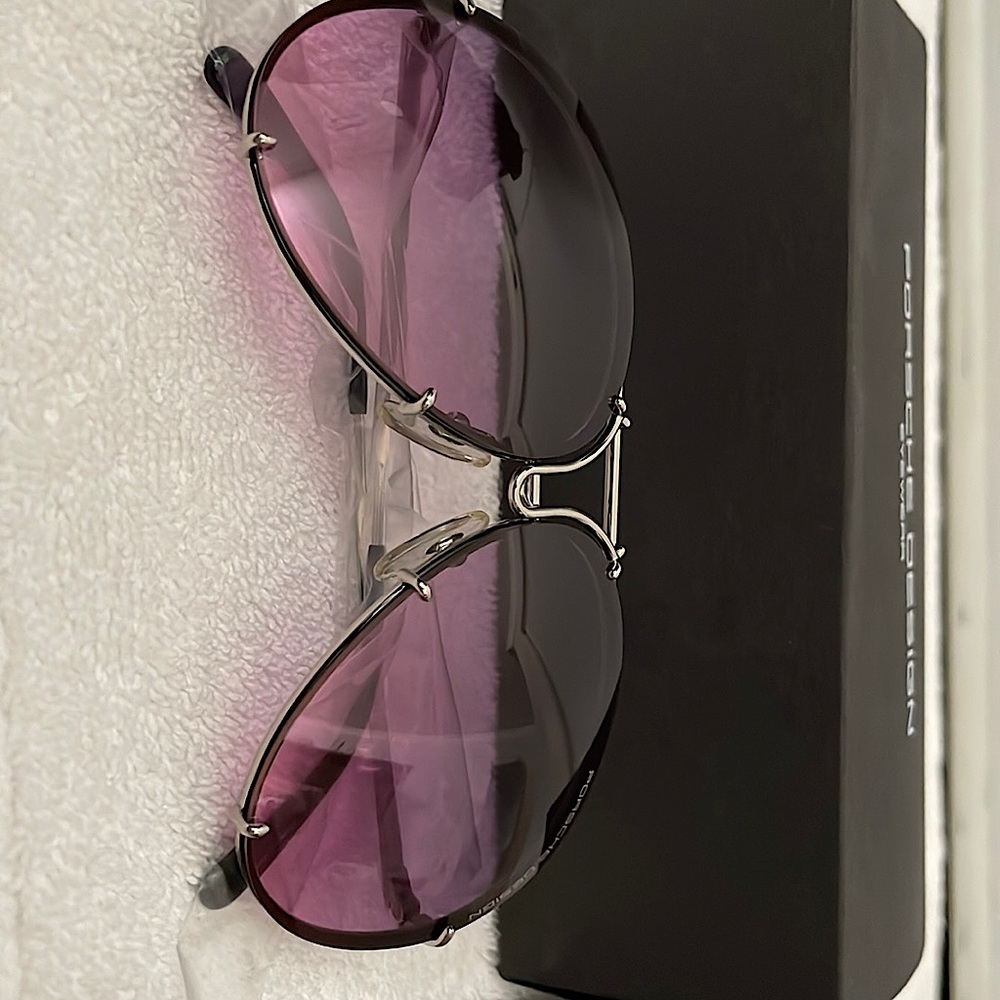 Auth Brand New - Porsche Design Sunglasses / Interchangeable mirror lens